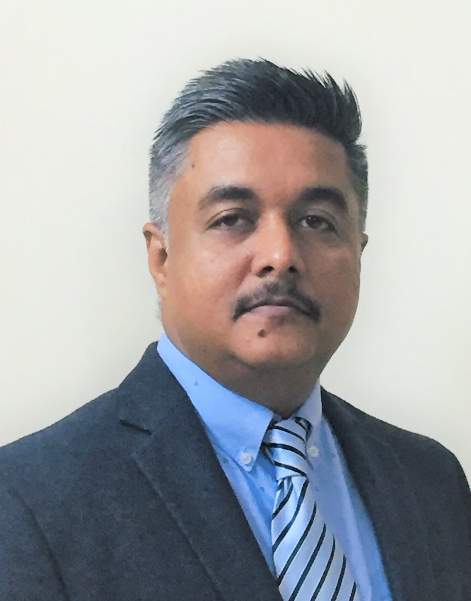 Bar with wooden stools and mountain view